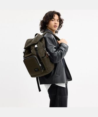 ローガン バックパック・シグネチャー ナイロン | COACH/コーチ | 三越